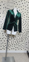 Load image into Gallery viewer, SHEIN CRUSH VELVET BLAZER    SZ SMALL
