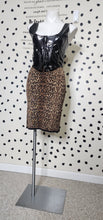 Load image into Gallery viewer, CACHE LEOPARD SKIRT    SZ MED (FITTING SZ LRG)
