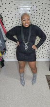 Load image into Gallery viewer, Faux Fur bodycon dress  sz lrg
