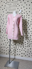 Load image into Gallery viewer, LONG PINK CARDIGAN       SZ UNTAGGED (FITTING SZ LRG-2X)
