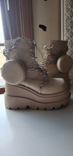 Load image into Gallery viewer, Chained platform Wedge heels   sz 8
