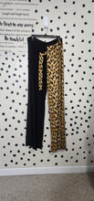 Load image into Gallery viewer, HALF AND HALF PALLAZZO PAN/ BOYSUIT SET     SZ 2XL
