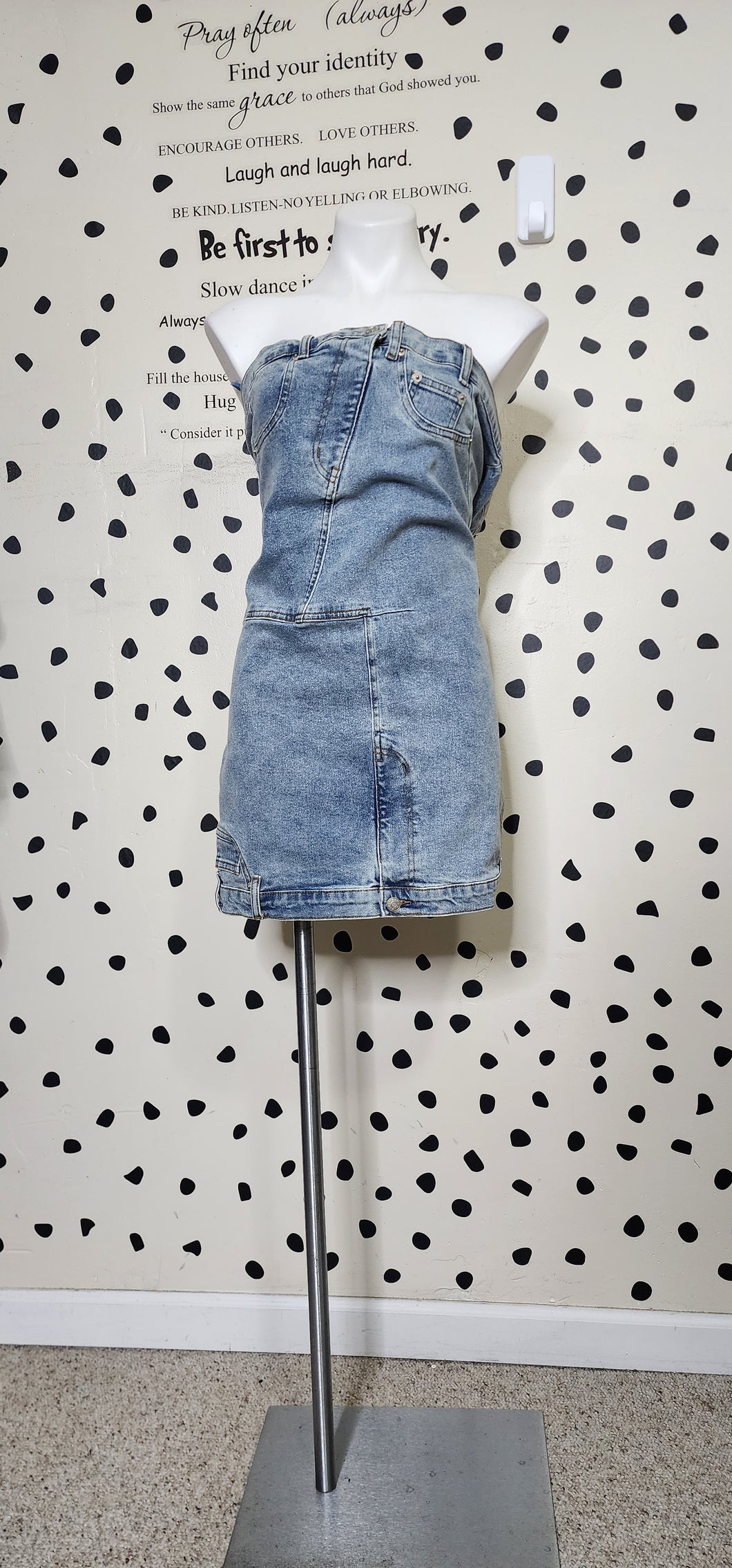 AKIRA DENIM DRESS    SZ 1X