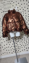 Load image into Gallery viewer, BRONZE SHORT PUFFER COAT     SZ LRG/XLRG FITTING (UNTAGGED)
