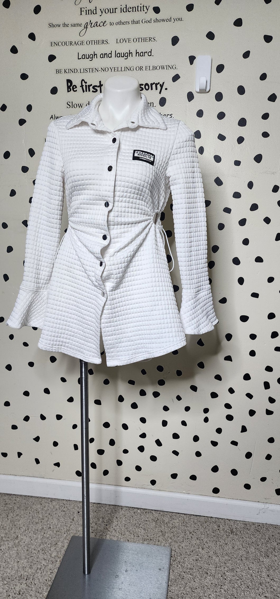 SHEIN DRAWSTRING JACKET    SZ SMALL-MED