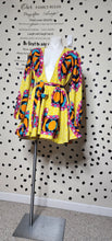 Load image into Gallery viewer, MULTICOLOR FIT AND FLARE  DRESS    SZ LRG
