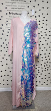 Load image into Gallery viewer, HALF IRIDESCENT SHEER DRESS  SZ LRG (14)
