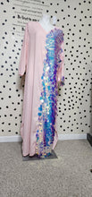 Load image into Gallery viewer, HALF IRIDESCENT SHEER DRESS  SZ LRG (14)
