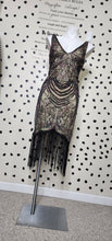 Load image into Gallery viewer, BABYOND BEADED FRINGE DRESS     SZ LRG
