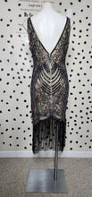 Load image into Gallery viewer, BABYOND BEADED FRINGE DRESS     SZ LRG
