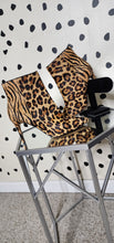 Load image into Gallery viewer, ALDO LEOPARD MO HAIR HEELS    SZ 9

