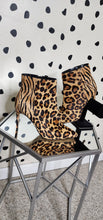 Load image into Gallery viewer, ALDO LEOPARD MO HAIR HEELS    SZ 9
