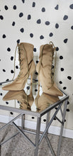 Load image into Gallery viewer, FASHION NOVA LACE UP HEELS   SZ 8
