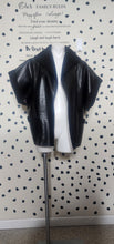 Load image into Gallery viewer, FAUX LEATHER VEST    SZ MED/LRG
