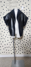 Load image into Gallery viewer, FAUX LEATHER VEST    SZ MED/LRG

