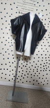 Load image into Gallery viewer, FAUX LEATHER VEST    SZ MED/LRG
