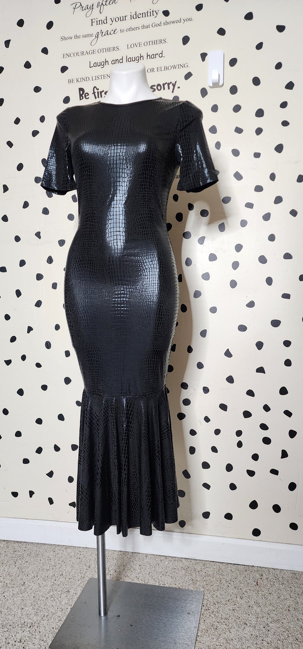 SHEIN BODYCON MERMAID DRESS   SZ SMALL (STRETCH)