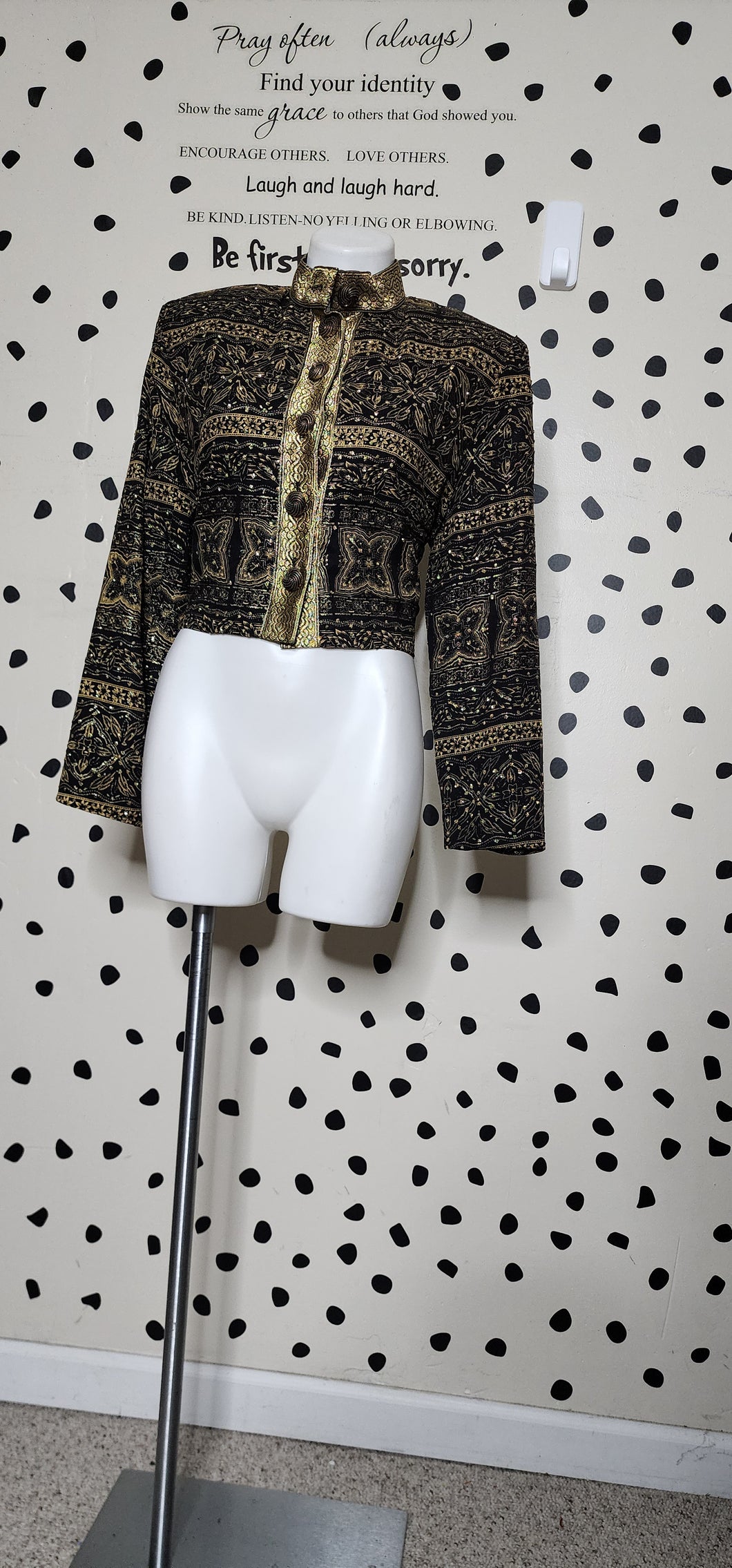 A.C SPORT GLITTERY BLAZER    SZ 8