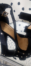 Load image into Gallery viewer, BAMBOO BLACK PLATFORM HEELS     SZ 8.5
