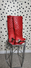 Load image into Gallery viewer, WILD DIVA BRAND NEW FAUX LEATHER  BOOTS      SZ 9
