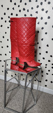 Load image into Gallery viewer, WILD DIVA BRAND NEW FAUX LEATHER  BOOTS      SZ 9
