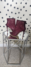 Load image into Gallery viewer, NEW SHOE DAZZLE LACE HEELS     SZ 9.5
