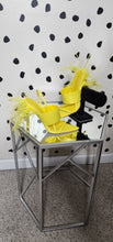 Load image into Gallery viewer, AZAELA WANG FEATHER HEELS     SZ 6
