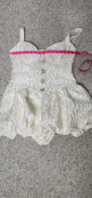 Load image into Gallery viewer, CREAM FORMAL ROMPER      SZ MED (6/8)
