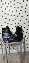 Load image into Gallery viewer, NEW BLACK BUCKLED BOOTIE     SZ 9.5
