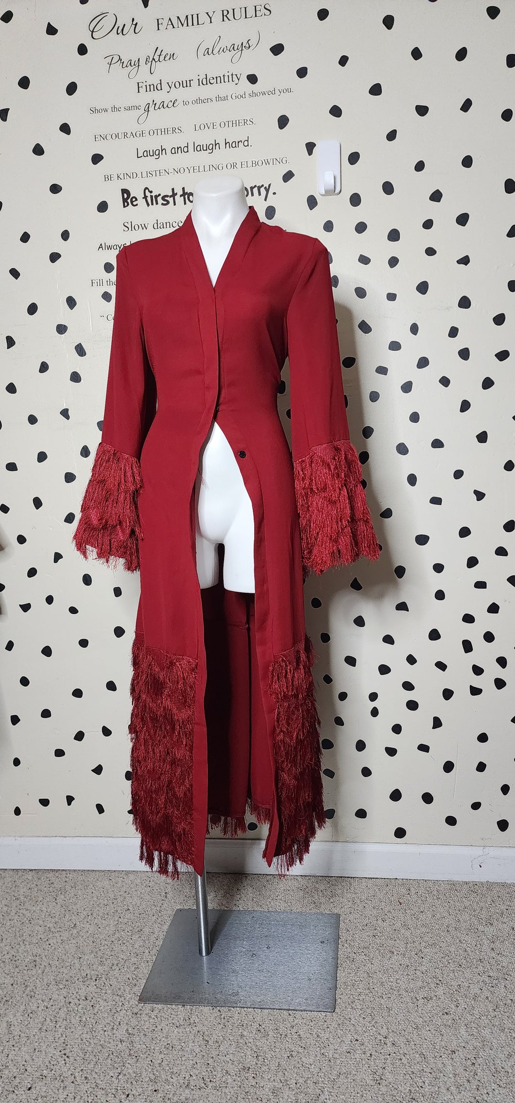 FRINGE DUSTER      SZ SM/MED