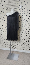 Load image into Gallery viewer, NWT MAINSTRIP FRINGE DRESS     SZ LRG, RUNS SMALLER(BEST FITTING SZ MEDIUM)
