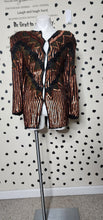 Load image into Gallery viewer, SEQUIN AND BEADED BLAZER       SZ XL
