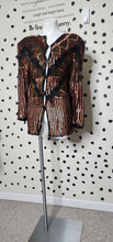 Load image into Gallery viewer, SEQUIN AND BEADED BLAZER       SZ XL
