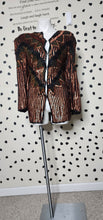 Load image into Gallery viewer, SEQUIN AND BEADED BLAZER       SZ XL
