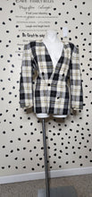 Load image into Gallery viewer, KASPER BOX PRINT BLAZER     SZ 14 ( BEST FITTING SZ 12)
