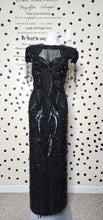 Load image into Gallery viewer, FULLY SEQUIN AND BEADED VINTAGE DRESS      SZ LRG
