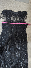Load image into Gallery viewer, FULLY SEQUIN AND BEADED VINTAGE DRESS      SZ LRG

