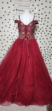 Load image into Gallery viewer, MARYS FORMAL BEADED/SEQUIN DRESS      SZ 18, BEST FITTING SZ 16 TALL
