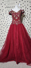Load image into Gallery viewer, MARYS FORMAL BEADED/SEQUIN DRESS      SZ 18, BEST FITTING SZ 16 TALL
