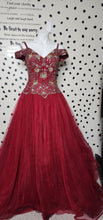 Load image into Gallery viewer, MARYS FORMAL BEADED/SEQUIN DRESS      SZ 18, BEST FITTING SZ 16 TALL
