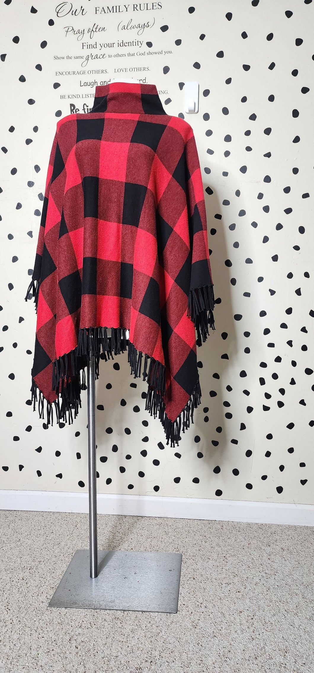 J MCLAUGHLIN  FRINGE PONCHO      ONE SIZE