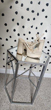 Load image into Gallery viewer, WILD DIVA PLATFORM WOVEN HEELS      SZ 9
