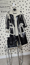 Load image into Gallery viewer, FASHION NOVA PATENT LEATHER TRENCH      SZ LARGE
