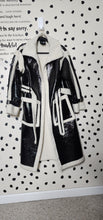 Load image into Gallery viewer, FASHION NOVA PATENT LEATHER TRENCH      SZ LARGE
