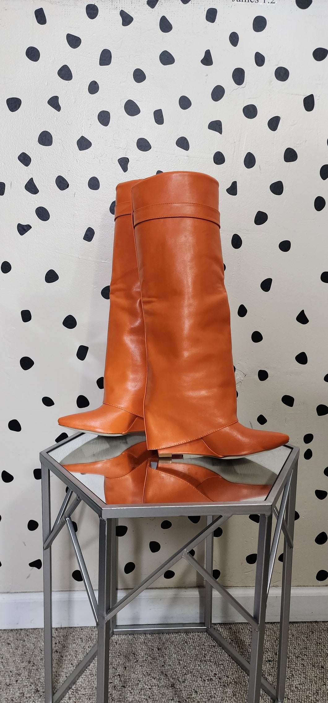 NEW AZAELA WANG WEDGE BOOT       SZ 7.5