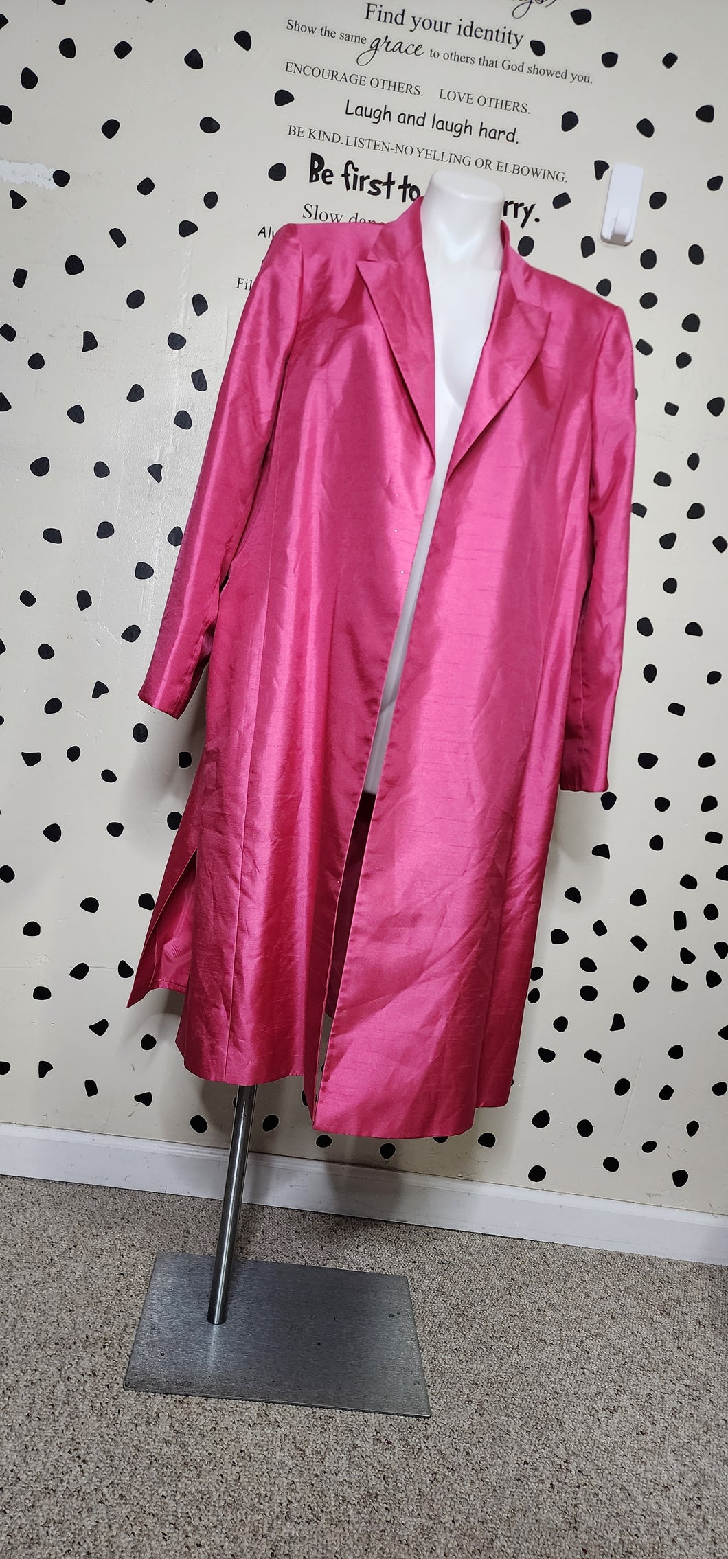 SUIT STUDIO PINK BLAZER       SZ 20 (XLRG-2X FIT)