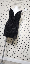 Load image into Gallery viewer, AMELIA COUTURE SEQUIN DRESS      SZ 8 (FITTING SZ 6/8)
