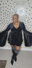 Load image into Gallery viewer, BLACK FAIRY ROMPER   SZ LRG
