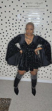 Load image into Gallery viewer, BLACK FAIRY ROMPER   SZ LRG
