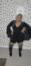 Load image into Gallery viewer, BLACK FAIRY ROMPER   SZ LRG
